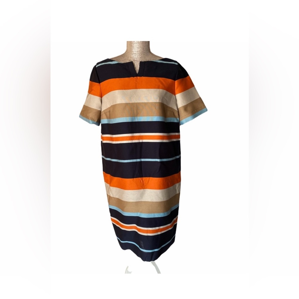 NWT Sonia Bogner Striped Patty Dress 10